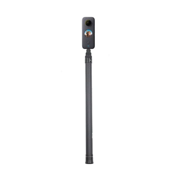1.5 M/3M anglies pluošto selfie stick Teleskopinis monopodzie turėtojas gopro/AKASO/DJI kišenėje / pocket 2/insta360/SJCAM veiksmo kameros