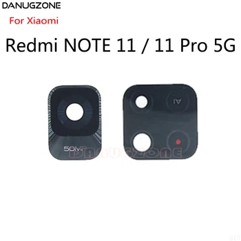 10VNT/Daug Xiaomi Redmi PASTABA 11 / 11 PASTABA Pro 5G Atgal Objektyvo Galinio vaizdo Kamera, Stiklinis Lęšis Veidrodis