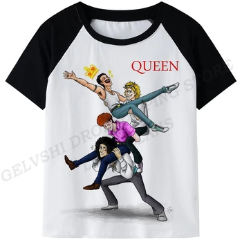 2022 Karalienė Grupė Vyrų Marškinėliai Moterims Mados marškinėliai Vaikams Hip Hop Viršūnes Tees Freddie Mercury 3d Print T-shirt Roko Camisetas
