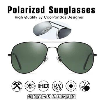 2022 Prekės Dizaineris G15 Vyrai Moterys HD Poliarizuoti Akiniai nuo saulės Aviacijos Spindulių, Saulės akiniai, Vyrų 3025 55mm Gafas Oculos de sol UV400