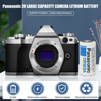 20PCS NAUJAS Originalus Panasonic Ličio baterija 3v CR123 CR 123A CR17345 16340 cr123a sausas pirminės baterijos vaizdo kamera matuoklis