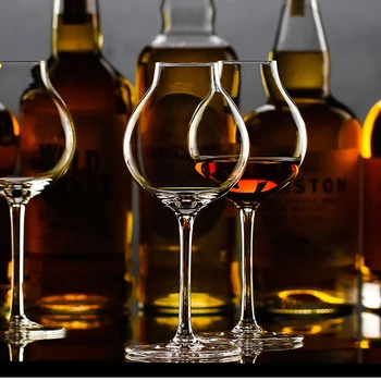 2VNT Britanijos maišytojų Profesionalus Barmenas Scotch Whisky Kristalų Goblet Taurės Bud Viskis Chivas Regal Vyno Degustacija Stiklo Baras