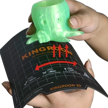 3D Spausdintuvas Karšto Lova Lipdukas Platforma Lanksčių Magnetinių Lapo Apačioje Plokštės Lipdukas 180/ 235 /310mm Nuimamas Kilimėlis