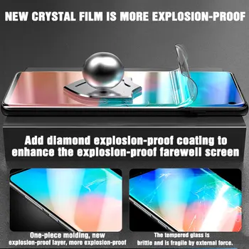 3PCS Hidrogelio Kino Full Screen Protector For Samsung Galaxy S10 S20 S8 S9 S21 S22 Plus Ultra FE 20 Pastaba 8 9 10 Ne Stiklo