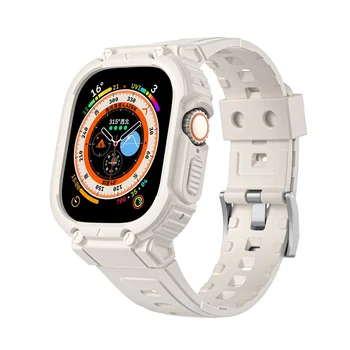 Atveju Diržu, Apple Watch Ultra 49mm 45mm 44mm 41mm 40mm Silikono Juostos Iwatch Serija 8 7 6 Se 5 4 Apsauginis Dangtelis Apyrankė