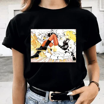 Death Note Spausdinti Trumpas Rankovės Marškinėliai Moterims Misa Amane Anime Streetwear Harajuku Mada Moteris Palaidinės 2022 Y2k Drabužius Viršūnes Tee
