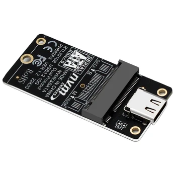 M2 USB 3.1 TIPAS C Adapter PCIE NVME SSD M. 2 SATA SSD USB C Stove Valdybos 10Gbps Dual Protokolo RTL9210B M/B+M Klavišą 2230 M2