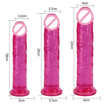 Minkštas Pienelis Dildo Realistiškas Analinio Varpos Siurbimo Taurės Penis Sekso Žaislai Suaugusiems Moterų Sexshop Kristalų Falą Buttplug erotinių produktų