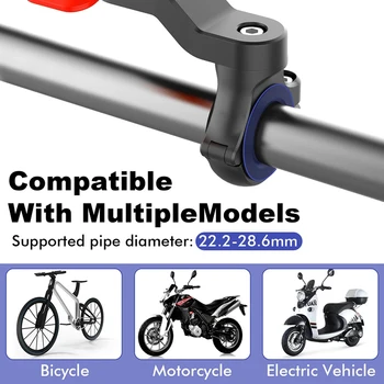 Motociklas Dviratis Telefono Laikiklis, Dviračių, mobiliųjų Telefonų Stovas Reguliuojamas Užrakto Laikiklis Samung Xiaomi 