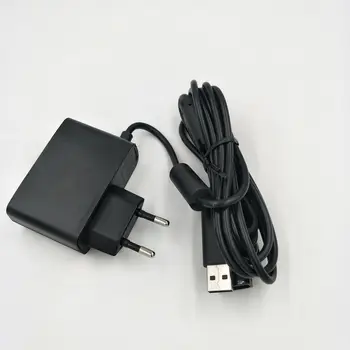 Naujas ES USB KINTAMOSIOS srovės Adapteris, Maitinimo blokas su USB įkrovimo kabelis Xbox 360 XBOX360 Kinect Jutiklis