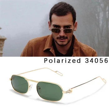 Naujos prekės dizaino mažas ilgai rėmo poliarizuota vyriški akiniai nuo saulės ponios asmenybės laukinių tendencija gatvės fotografiją akiniai nuo saulės Oculos De Sol