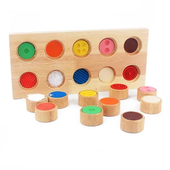 Palieskite Ir Rungtynės Valdybos Montessori Sensorinėmis Medžiagas Medinių Švietimo Žaislai Berniukams, Mergaitėms, Vaikams 3 4 5 6 7 Metų