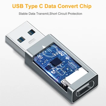 USB C USB Adapterį USB 3.1 Type A Male, kad C Tipo Jungtis Converter 